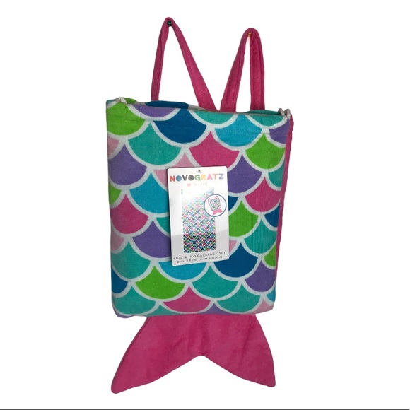Novogratz Kids Other - NWT Novogratz Kids 2 in 1 Backpack Set/Beach Towel